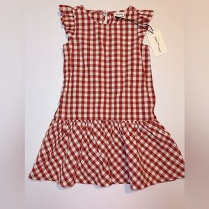 NWT Miles The Label Red Plaid Dress Size 5